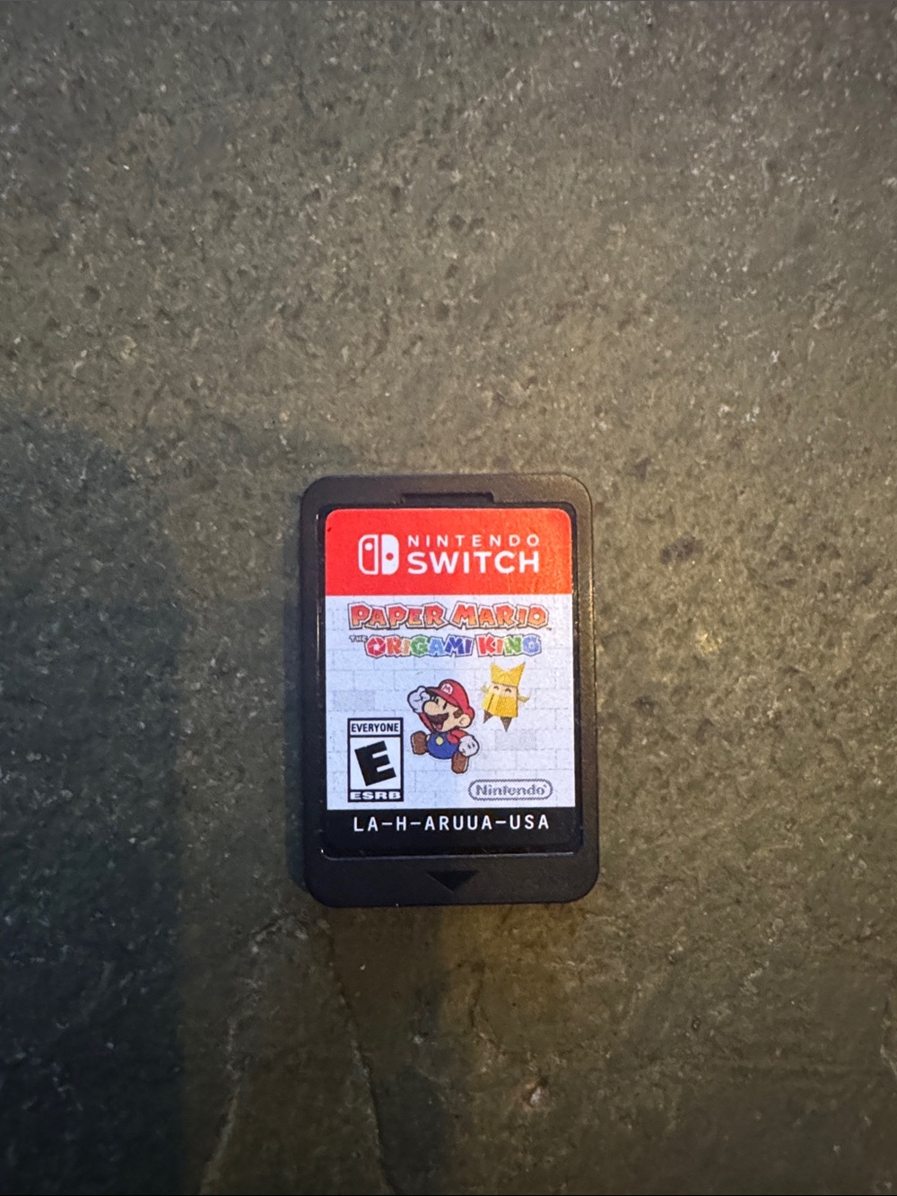 Nintendo Switch Paper Mario Origami King Game Card - Red, White *Game Only!